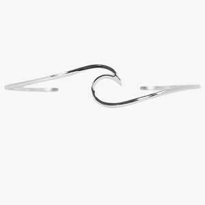 puravida wave bracelet silver. NWOT